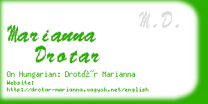 marianna drotar business card